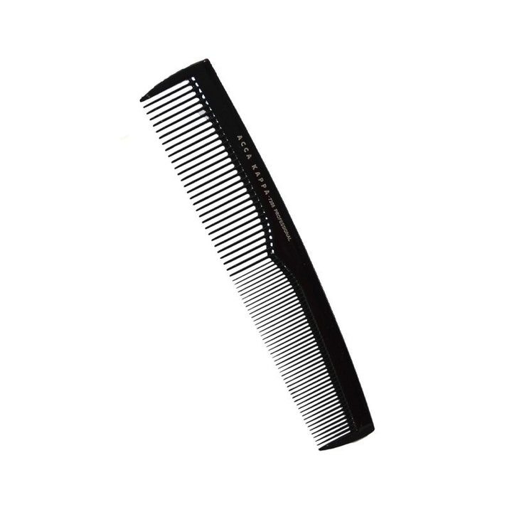 Acca Kappa 7208 – Pettine rado/fitto nero 19 cm
