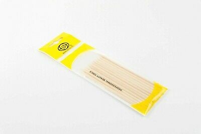 Bastoncini In Legno D'Arancio Spingi Cuticole Manicure Pedicure 12Pz Baruffaldi