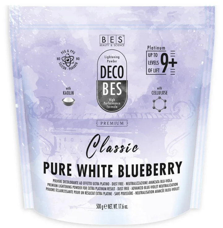 BES Decobes Pure White Blueberry decolorante 500 g