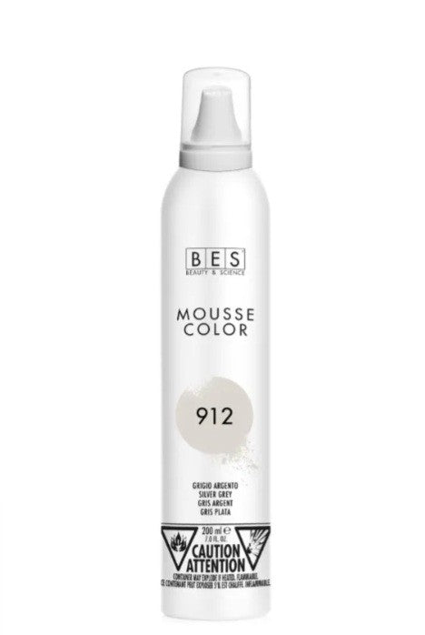BES Mousse Color 912 Grigio Argento 200 ml