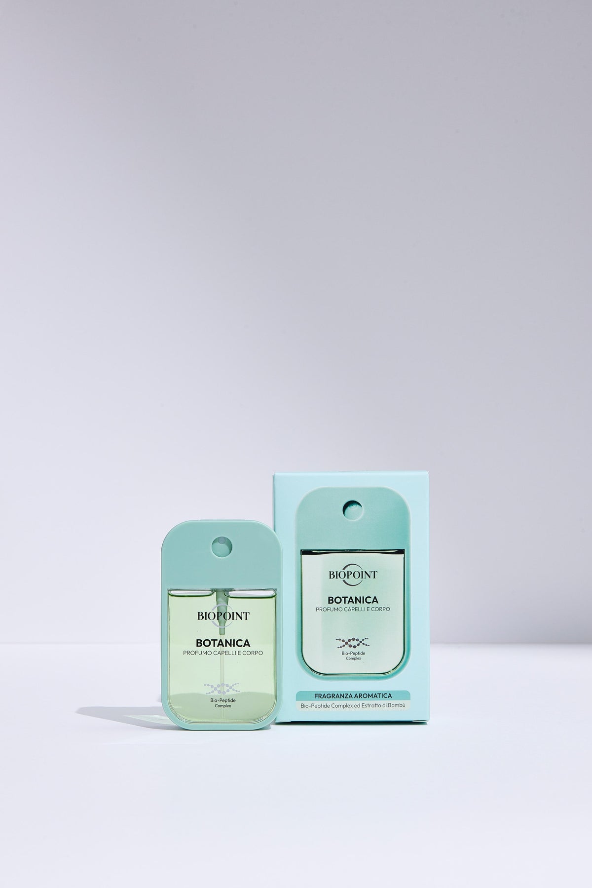 Profumo capelli e corpo Botanica 45 ml incluso nel cofanetto Biopoint con crema corpo