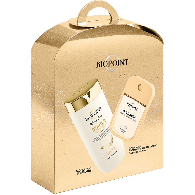Biopoint cofanetto Gold Aura – confezione regalo e prodotti inclusi