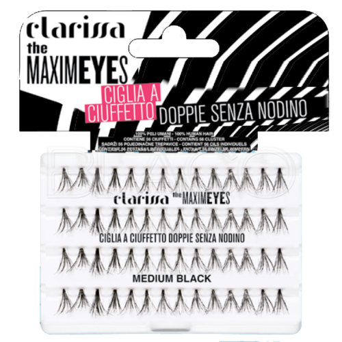 Clarissa Maximeyes ciglia doppie senza nodino – Medium