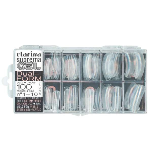 Clarissa Suprema Dual Form stampi unghie 100 pezzi
