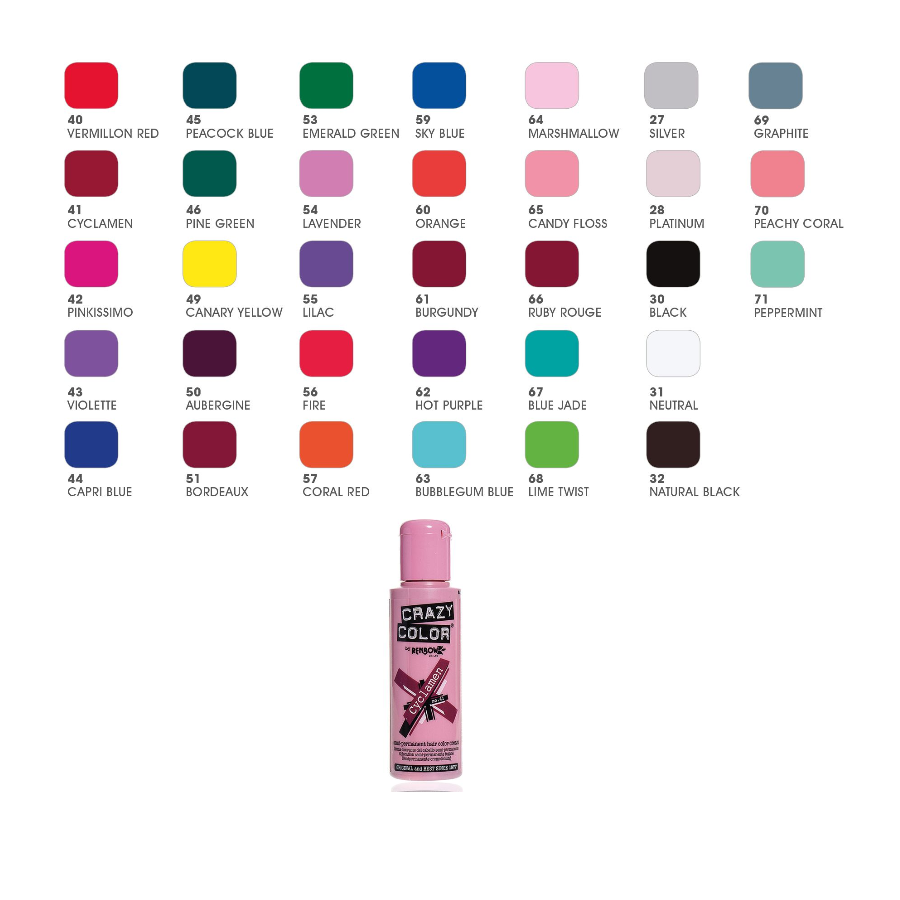 CRAZY COLOR CREMA COLORANTE SEMIPERMANENTE