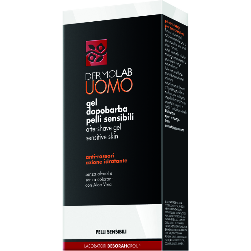 Dermolab Uomo gel dopobarba pelli sensibili 120 ml