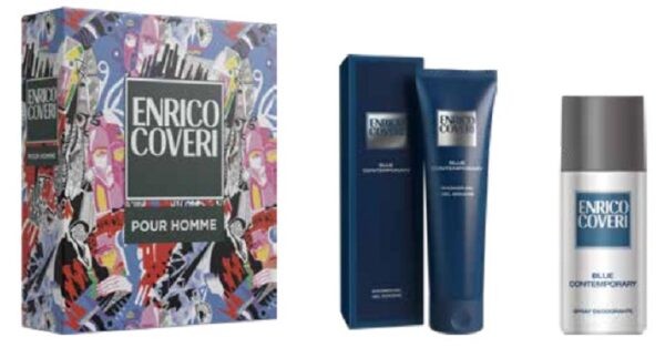 Enrico Coveri Blue Contemporary set doccia e deodorante