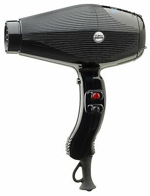 Gammapiù Aria Dual Ionic asciugacapelli nero
