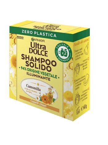 Garnier Ultra Dolce shampoo solido camomilla 60 g