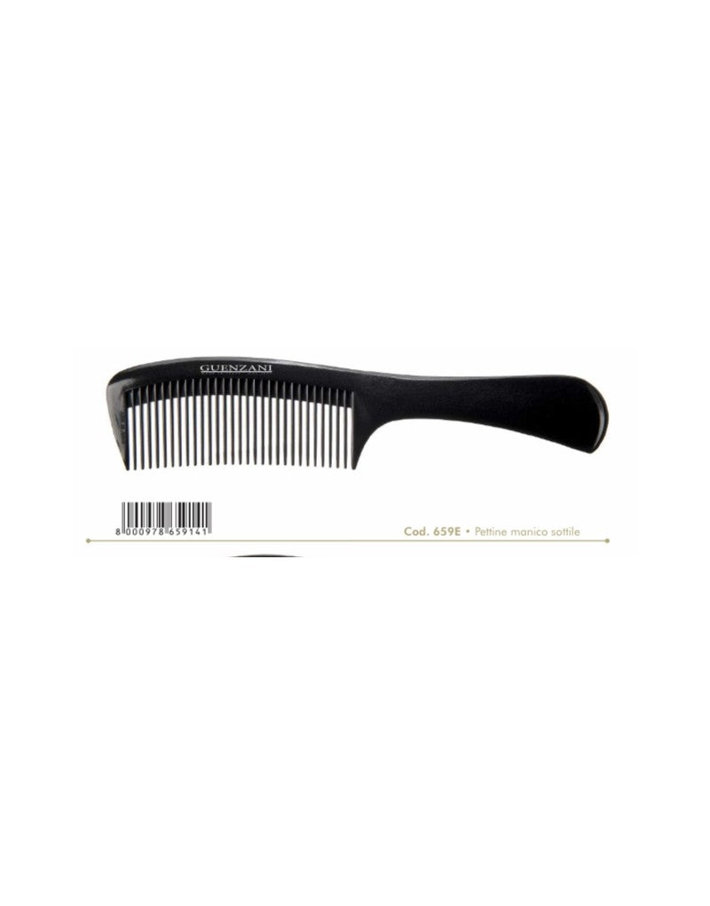 Guenzani 659/e pettine con manico in carbonio