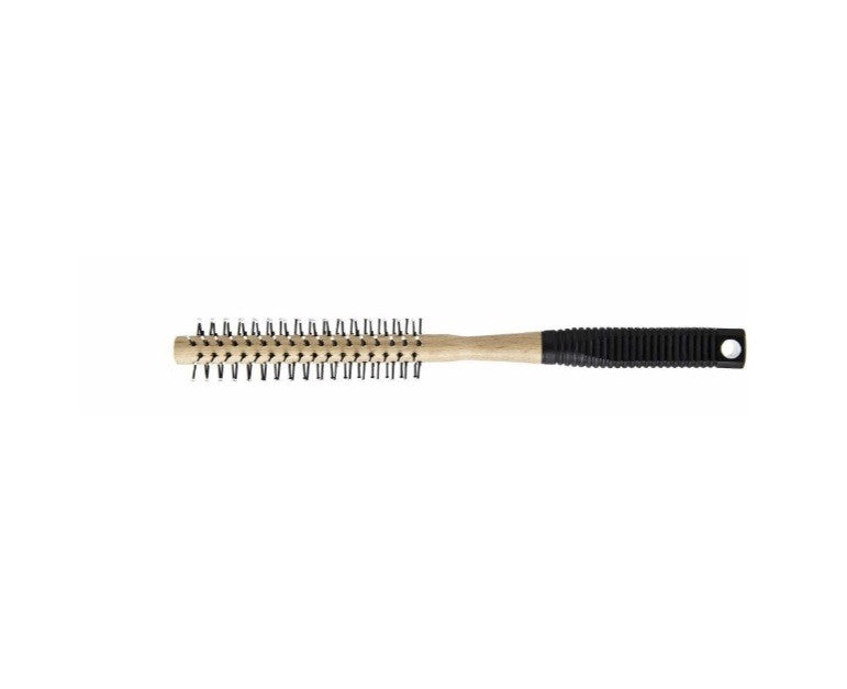 Guenzani spazzola 334 unifilo in legno con manico in gomma diam. 26 mm