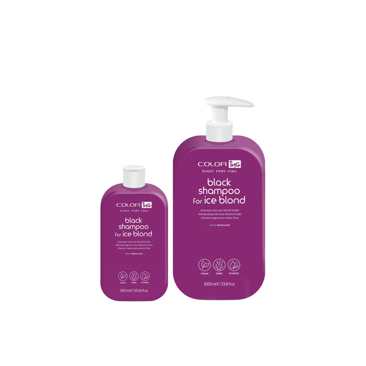ING V shampoo nero per biondi freddi 300 ml