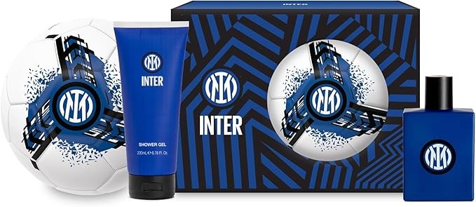 Inter set EDT 100 ml, gel doccia 200 ml e pallone