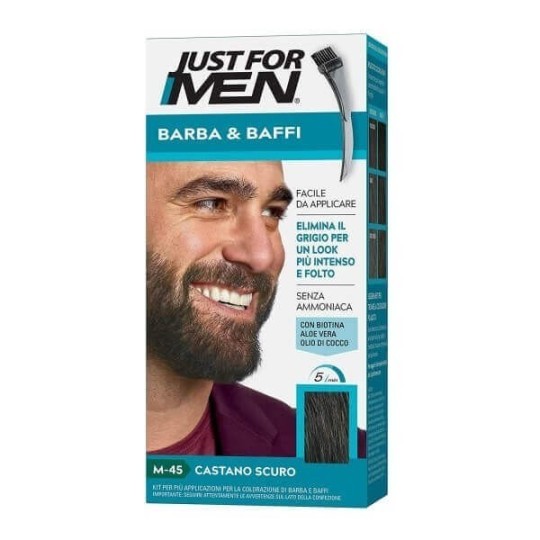 Just For Men colorazione barba e baffi - M45 Castano scuro