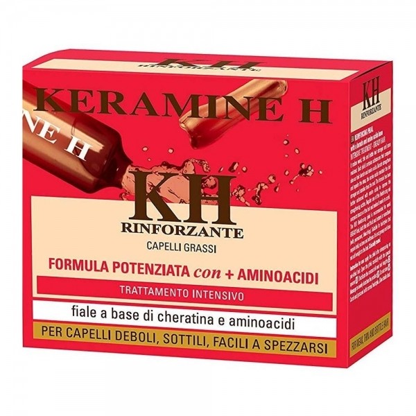 Keramine H fiale capelli grassi 10 × 10 ml