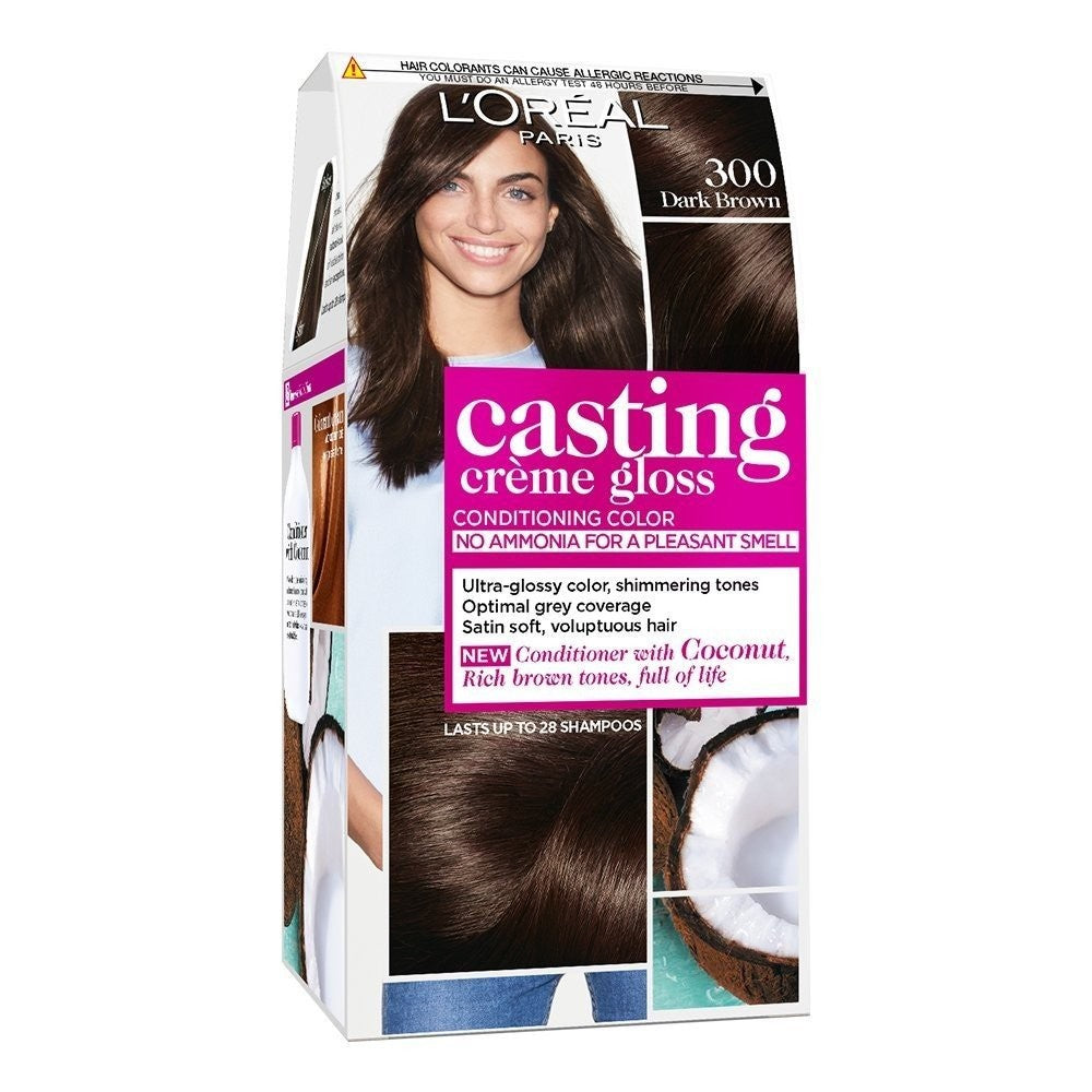 L’Oréal Paris Casting Crème Gloss colorazione tono su tono - 300 Castano scuro