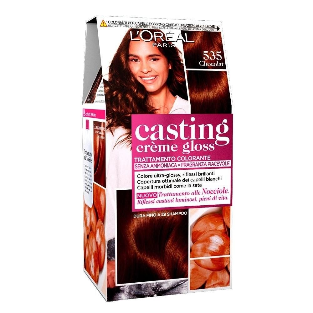 L’Oréal Paris Casting Crème Gloss colorazione tono su tono - 535 Chocolat