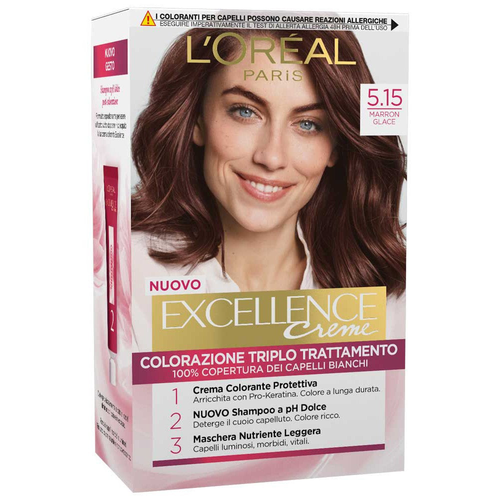 L’Oréal Paris Excellence Crème colorazione permanente - 5.15 Marron Glacé
