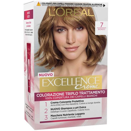 L’Oréal Paris Excellence Crème colorazione permanente - 7 Biondo