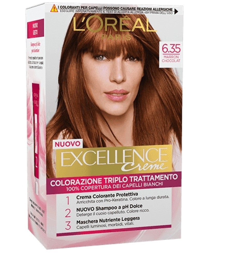 L’Oréal Paris Excellence Crème colorazione permanente - 6.35 Marron Chocolat
