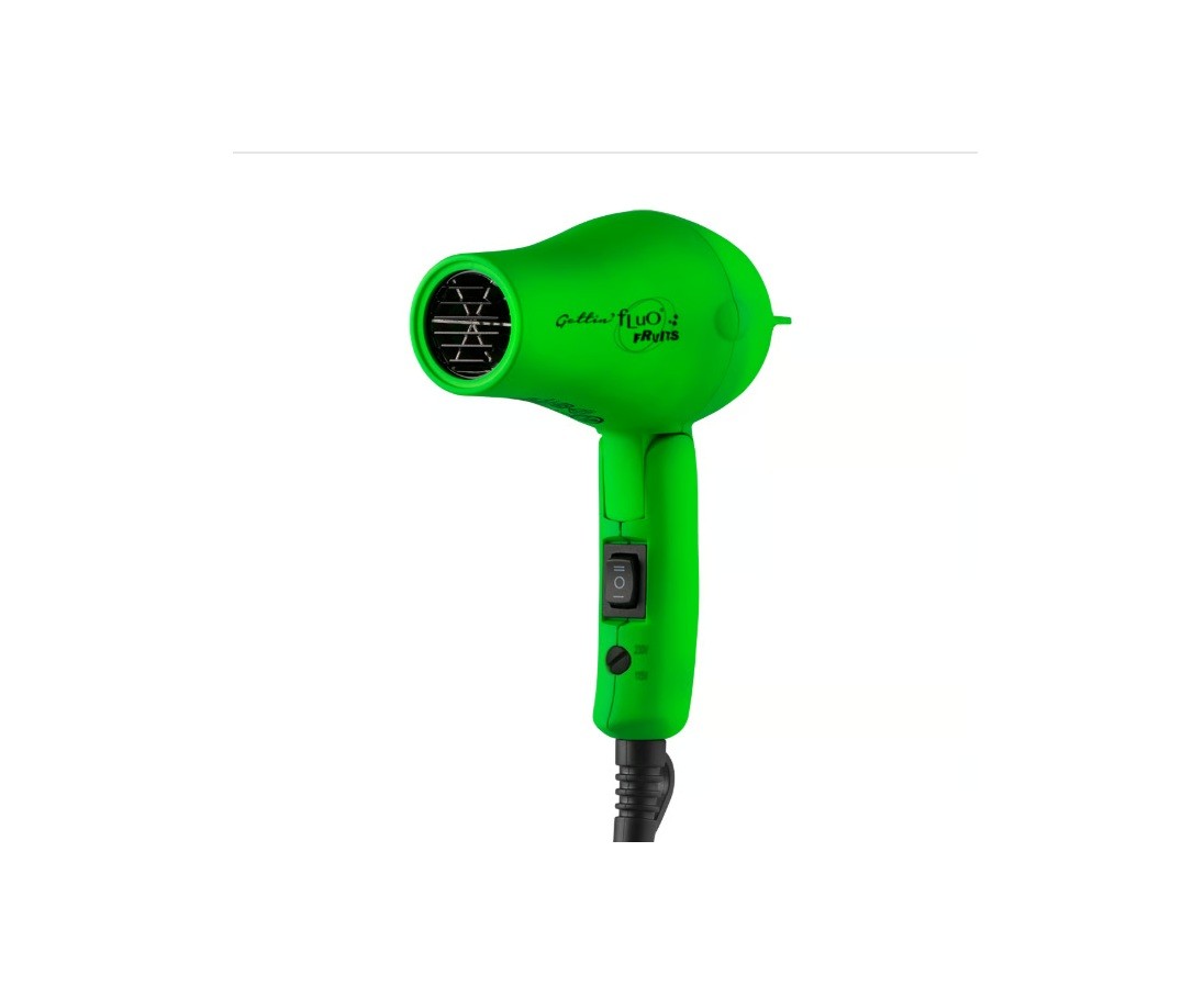 Labor pro Gettin Fluo Fruits Mini Hair Dryers mini asciugacapelli da viaggio green apple