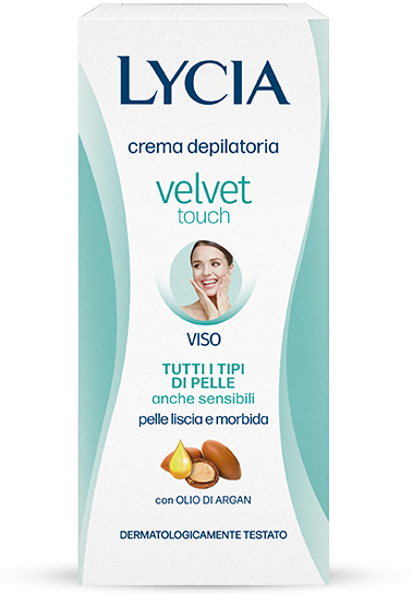 Lycia Velvet Touch crema depilatoria viso 50 ml