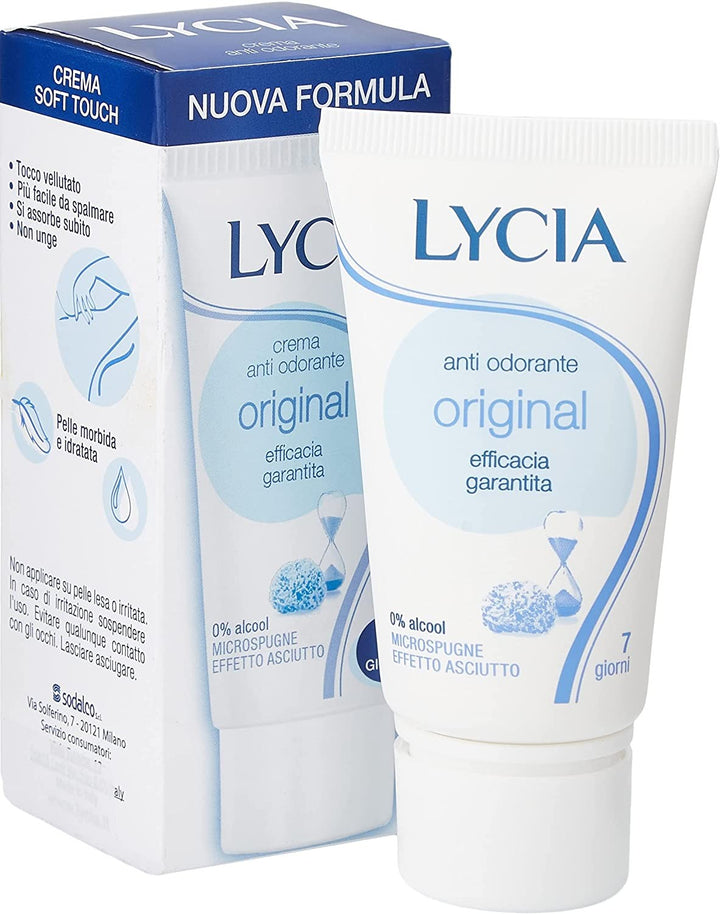 Lycia Original Crema Anti Odorante 7 Giorni 30 Ml