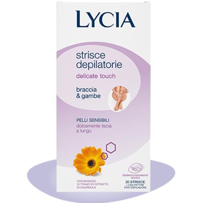 Lycia Delicate Touch strisce braccia e gambe 20 pz
