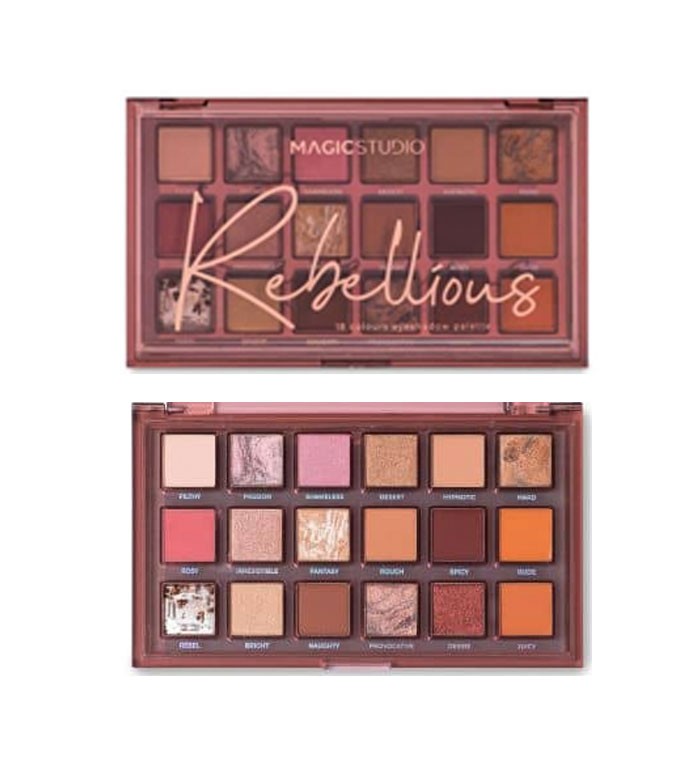 Magic Studio Rebellious palette 18 ombretti nude