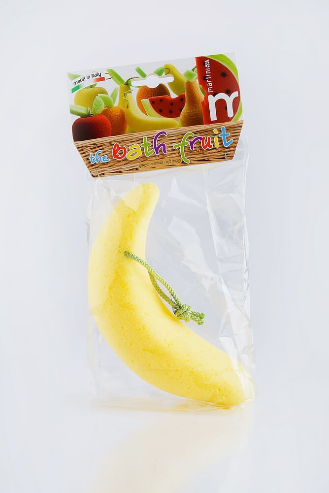 Martini Spa - Spugna Morbida A Forma Di Banana Per Bagno