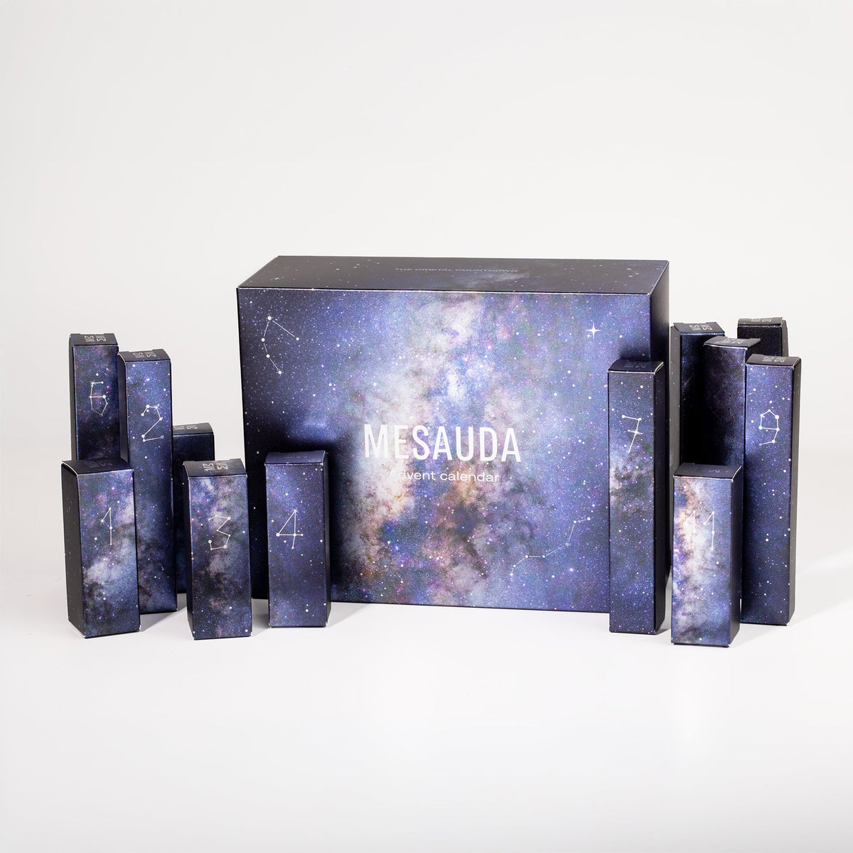 Mesauda The Orbital Countdown calendario dell’Avvento 2026 – confezione e astucci