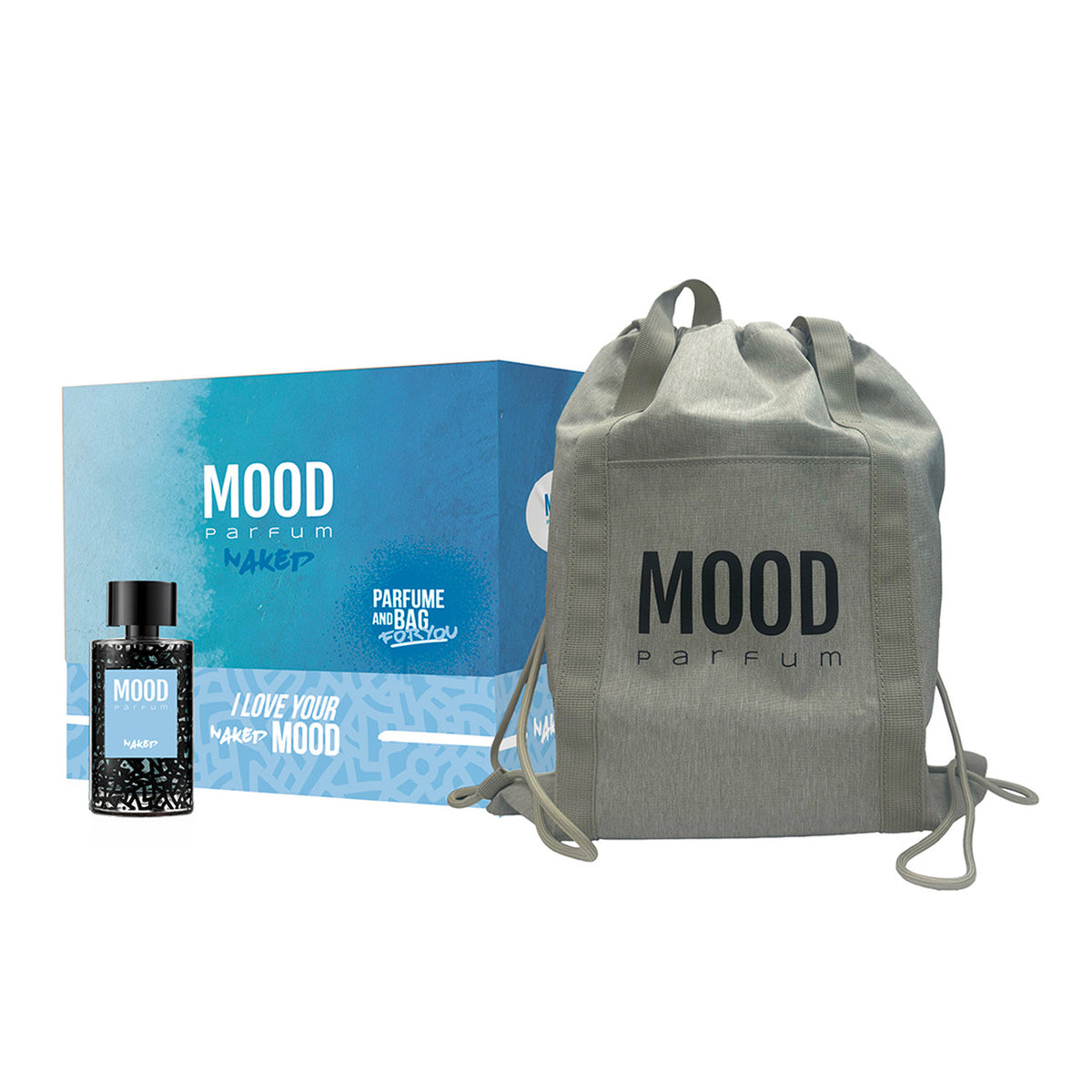 Mood Naked cofanetto Eau de Parfum 100 ml con Sporty Mood Bag