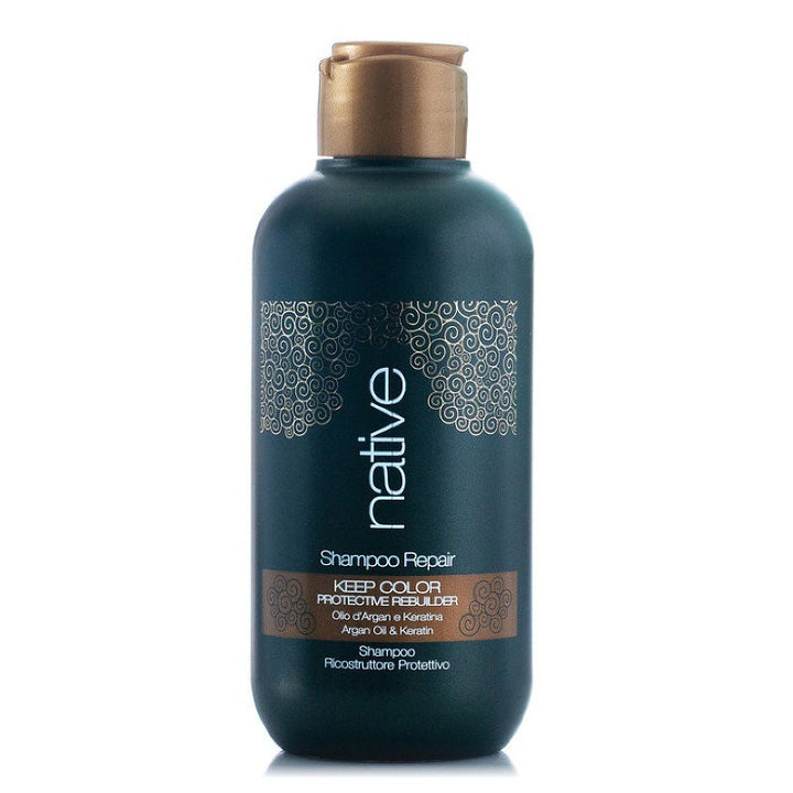 Native Shampoo Idratante Ristrutturante Keratina E Olio Argan 250 Ml