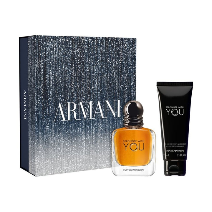 Armani Stronger With You – Cofanetto EDT 50 ml e gel 75 ml