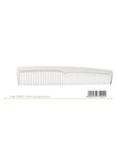 Pettine Double Colore Bianco Per Acconciature Capelli 750/B