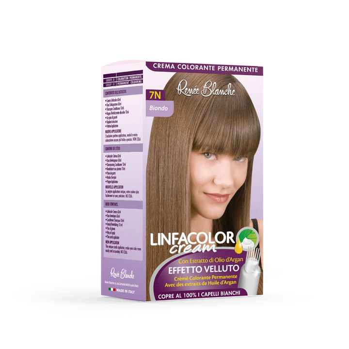 Renee Blanche Shampoo Linfacolor Cream Colore Vivo 7N Biondo