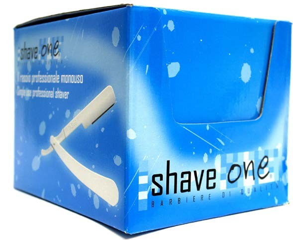 Shave One Rasoio professionale mezza lama monouso 100 Pezzi