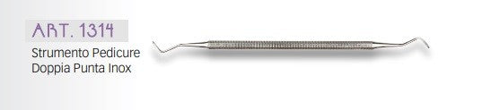 Baruffaldi Strumento Pedicure Doppia Punta Inox Art. 1314