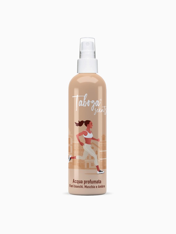 Taboga scents Fiori bianchi, muschio e ambra acqua profumata 200ml