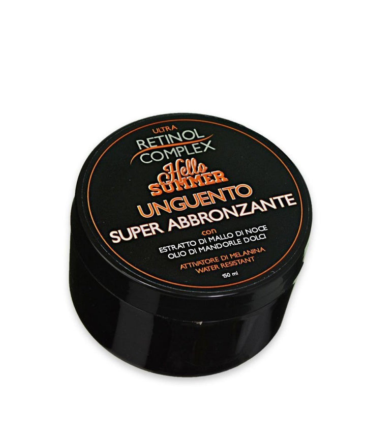 Unguento Super Abbronzante Estratto Di Mallo Di Noce E Olio Di Mandorle Retinol Complex 150Ml