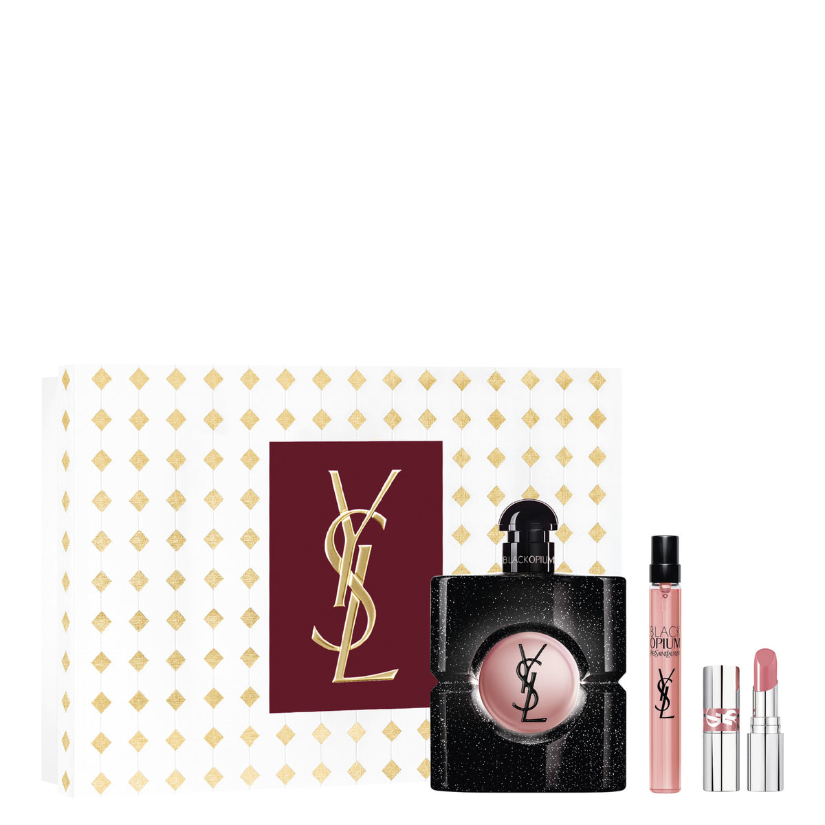 Yves Saint Laurent Black Opium cofanetto EDP 90 ml + 10 ml + rossetto